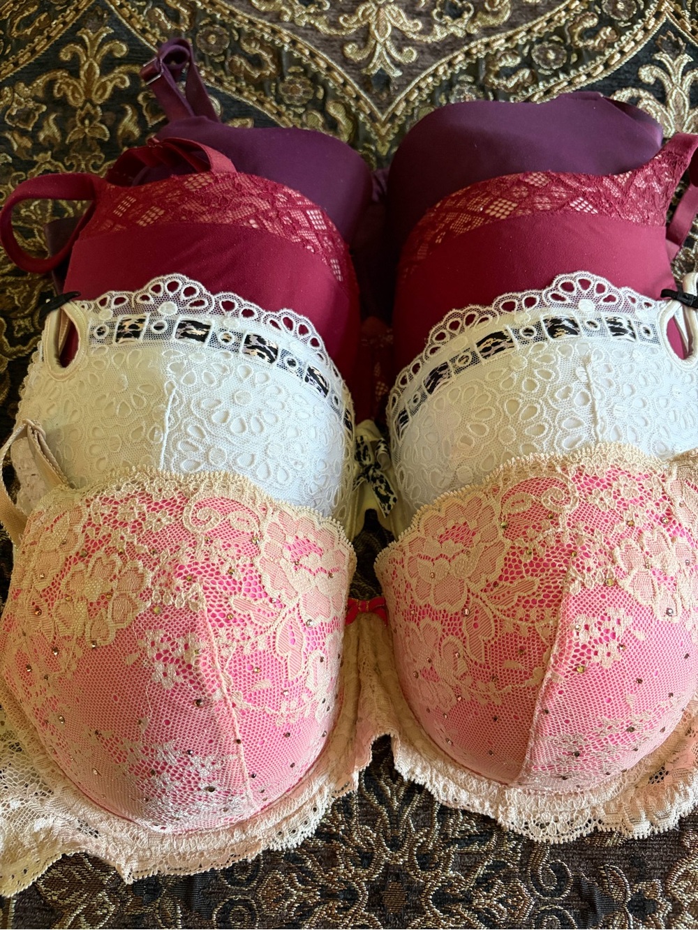 Bundle of Bras.  3 are Victorias Secret.